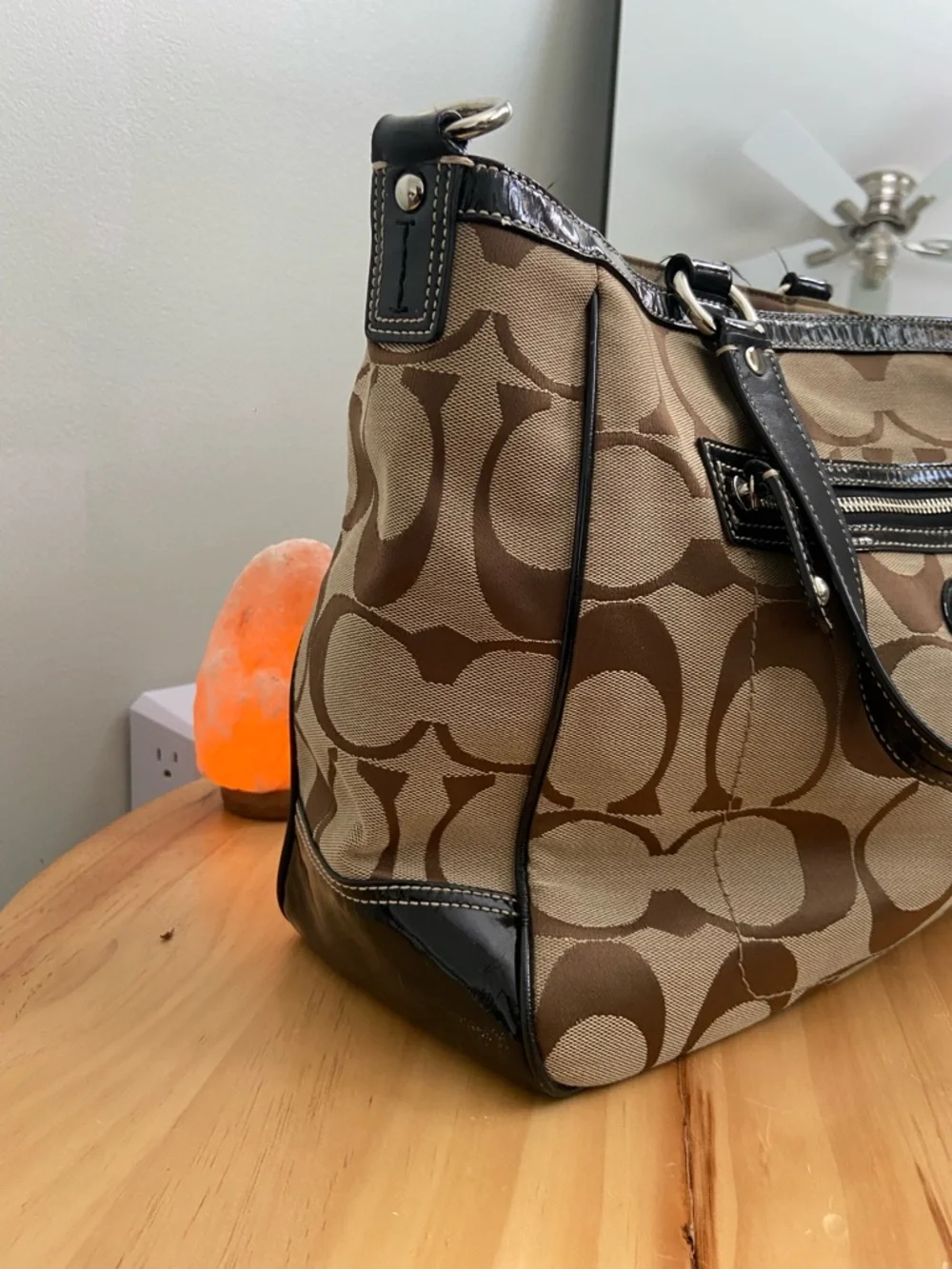 Coach Coach Signature C Jacquard Laura Tote Bag